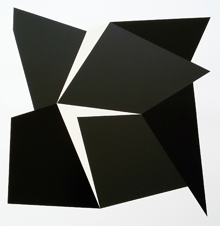 Marcel Verdren - Spacio Nero no. 7, zeefdruk verkocht voor € 150!