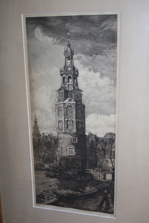 MONTELBAANSTOREN AMSTERDAM van PIETER DUPONT - ETS verkocht voor € 90!