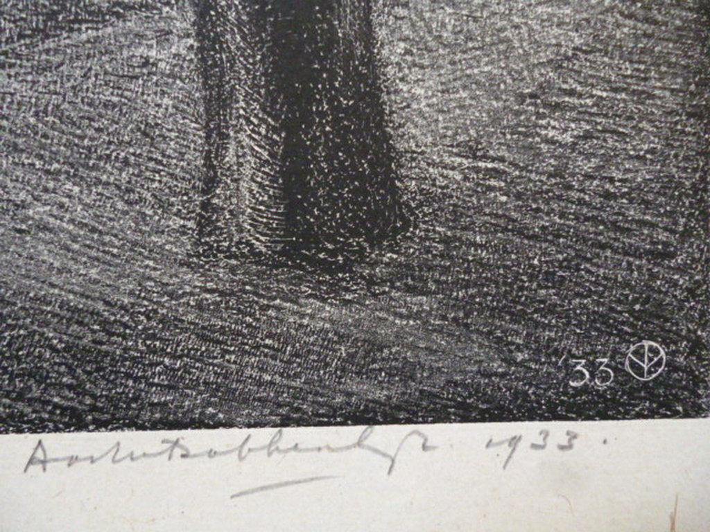 Aart van Dobbenburgh - litho - Grachtje (Amsterdam) kopen? Bied vanaf 50!