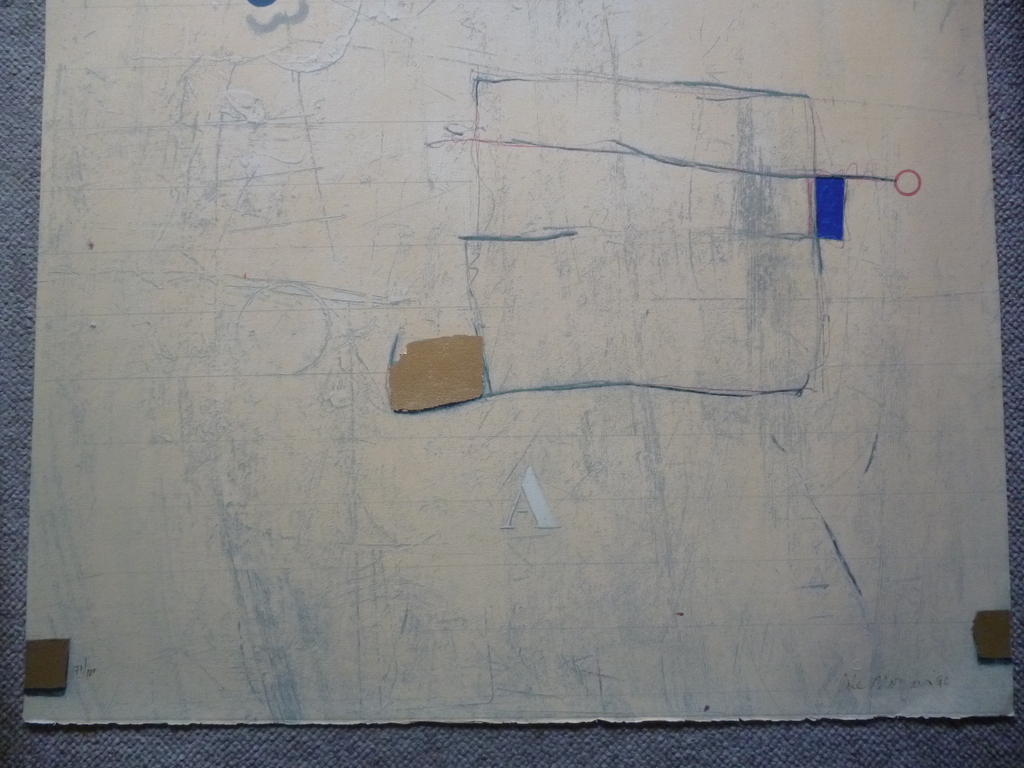 Cole Morgan - kleurenlitho - Compositie kopen? Bied vanaf 225!