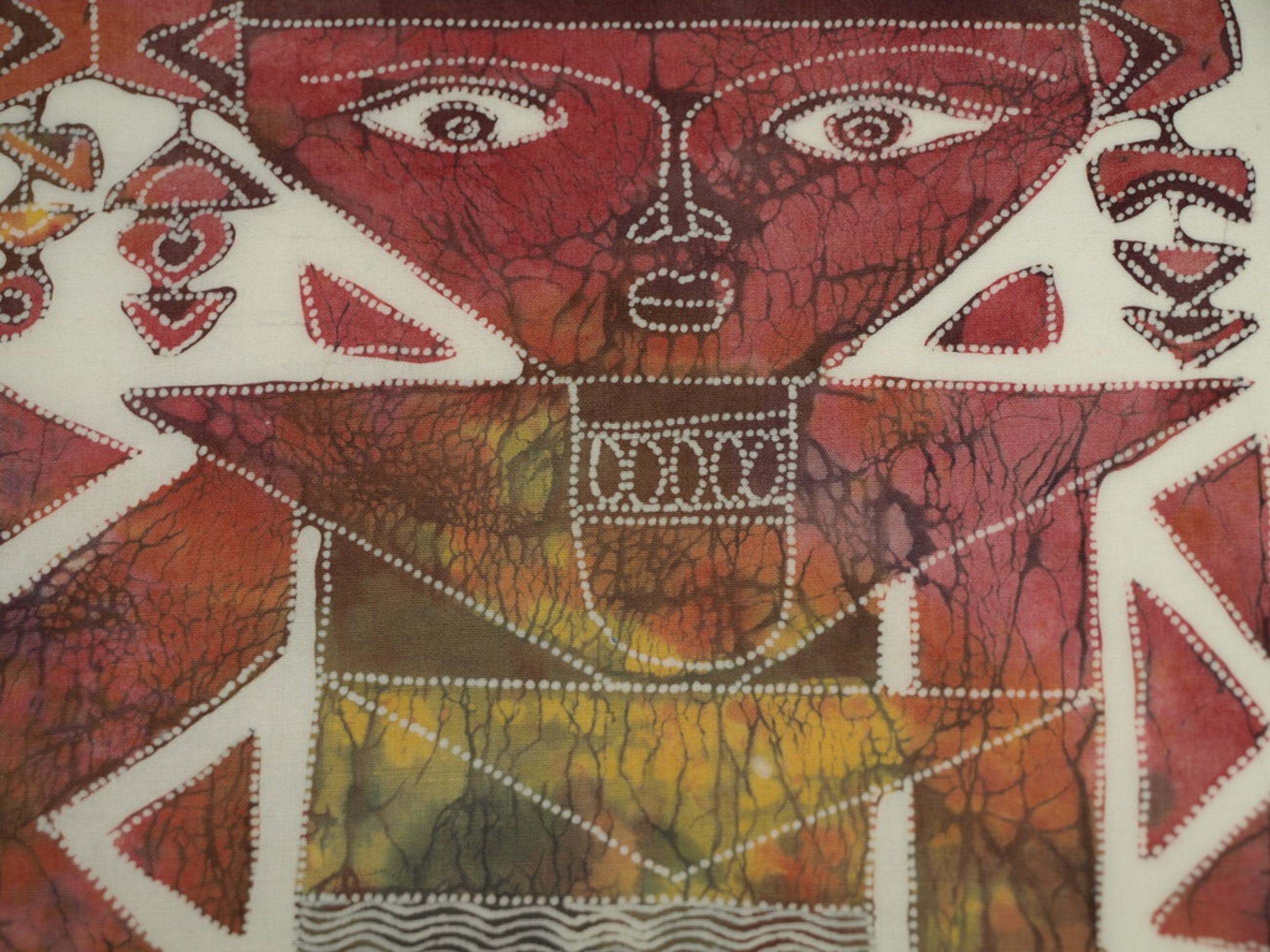 Pragitha : Batik op katoen – Indonesië - Ingelijst- ca 1970 sold