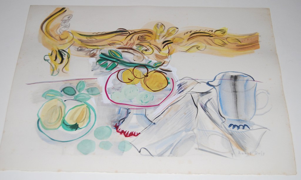 Raoul Dufy、NATURE MORTE、海外版超希少レゾネ Auction results of Raoul Dufy | Kunstveiling.be