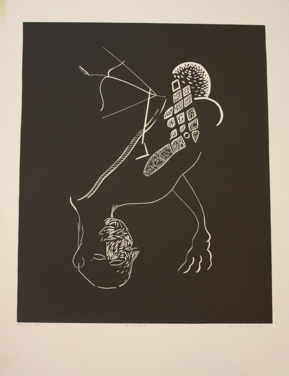 Thomas van der Linden, lino, Coo Coo Cupido verkocht voor € 35!
