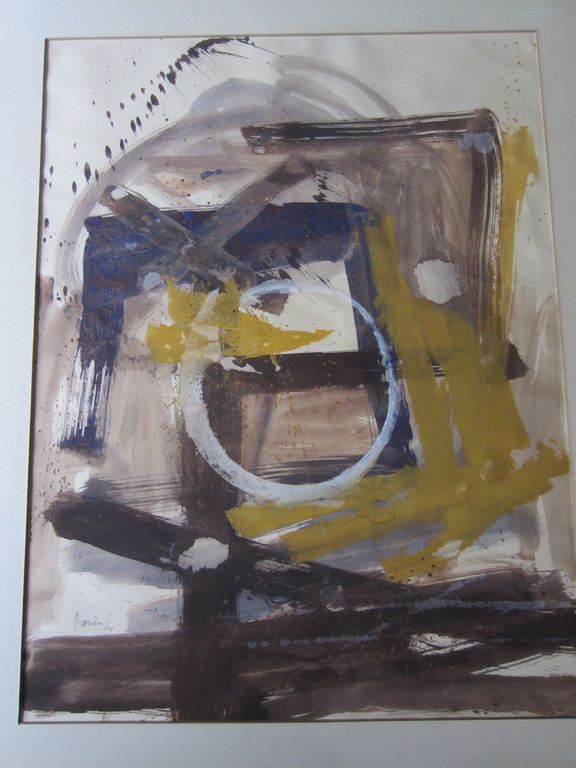 FRAAI ABSTRACT WERK FRITS VANÈN 1964 kopen? Bied vanaf 95!