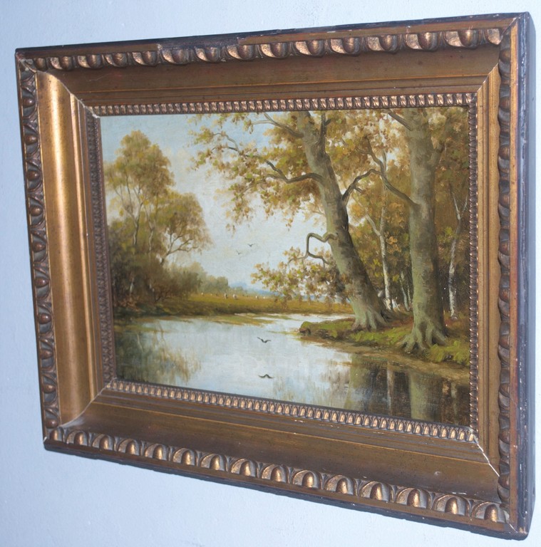 waterlandschap - olieverfschilderij kopen? Bied vanaf 65!