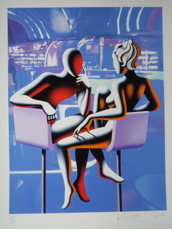 Mark Kostabi - Giclee 'Velvet everywhere' - handgesigneed - 50 ex. verkocht voor € 149!
