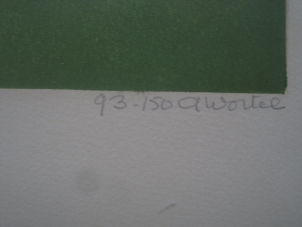 Ans Wortel litho "om dat wat je geluk brengt te beschermen" 93/150 kopen? Bied vanaf 1!
