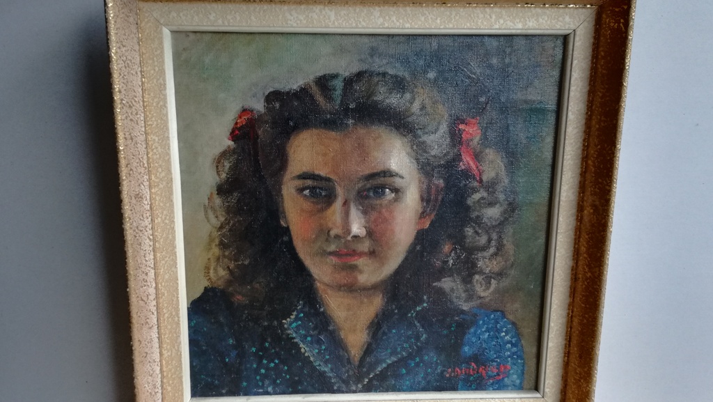 Onbekend kunstenaar, olieverf op doek, portret kopen? Bied vanaf 1!