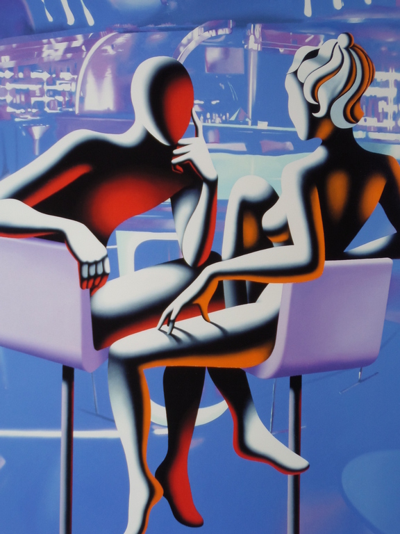 Mark Kostabi - Giclee 'Velvet everywhere' - handgesigneed - 50 ex. kopen? Bied vanaf 149!