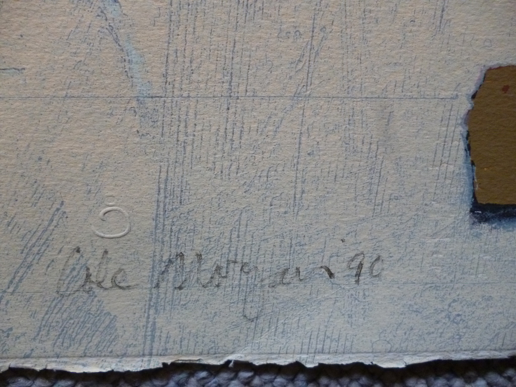 Cole Morgan - kleurenlitho - Compositie kopen? Bied vanaf 225!