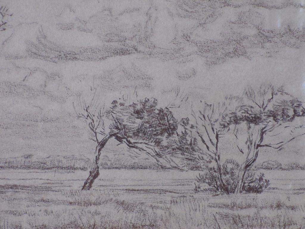 Pieter de Zwart, Windrijk landschap, Tekening kopen? Bied vanaf 1!