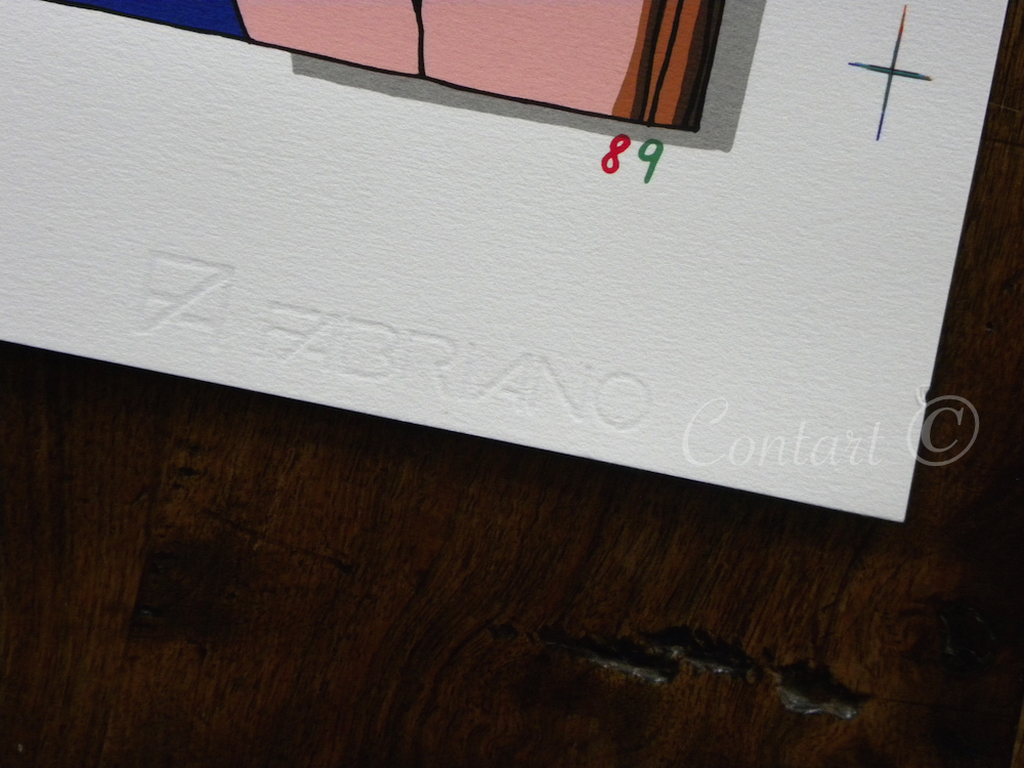 'Love is in the air' - handgesigneerde kleurenlithografie - 1989 kopen? Bied vanaf 200!