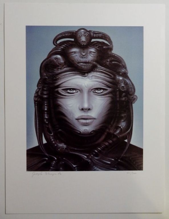 Joseph Bruyn, Alien, 4 gesigneerde prenten kopen? Bied vanaf 35!