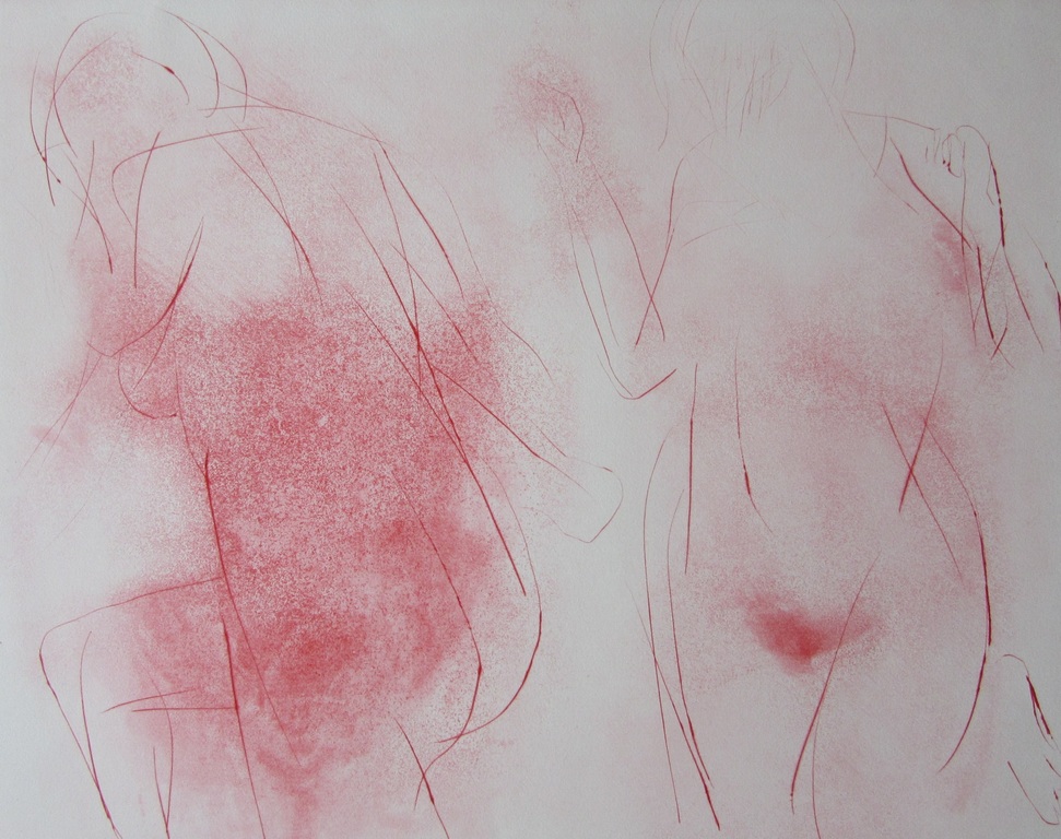 Claude Garache - Kleurenets 50/50, handgesigneerd op Arches papier verkocht voor € 125!