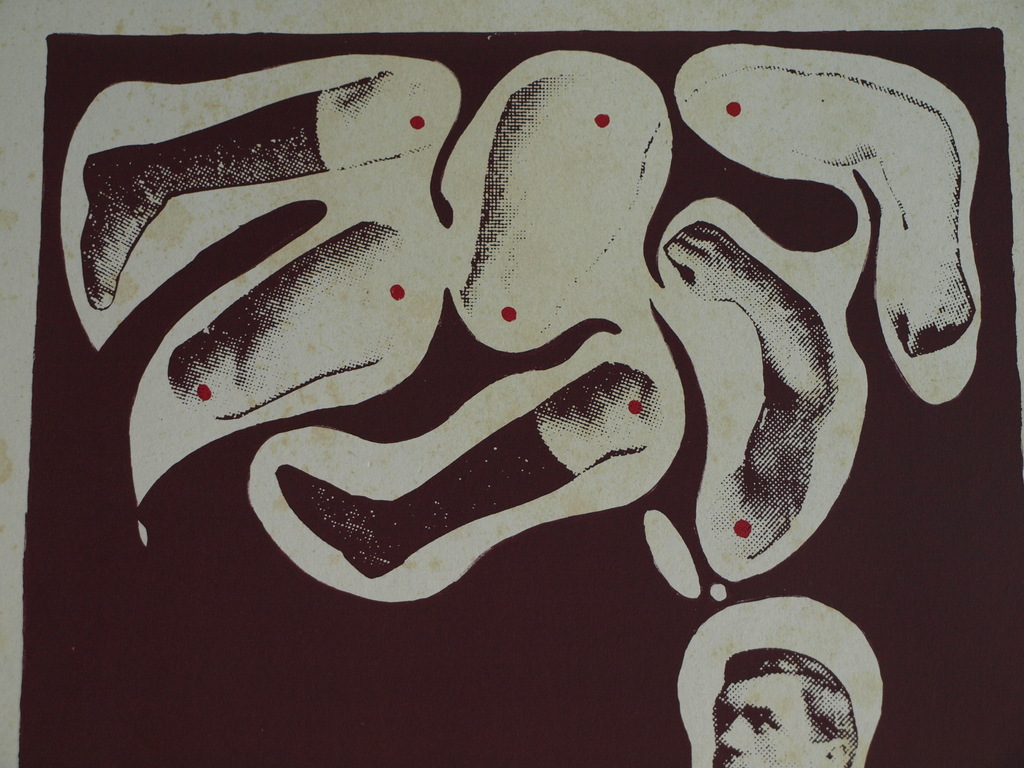 Onduidelijke signatuur :  Zeefdruk ,  Jack Jerkey – 1991 - oplage 30 ex.  kopen? Bied vanaf 1!