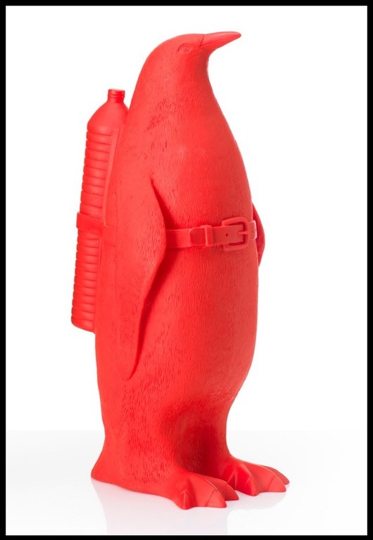William Sweetlove: Gerecycled Plastic, Penguin met waterfles kopen? Bied vanaf 200!