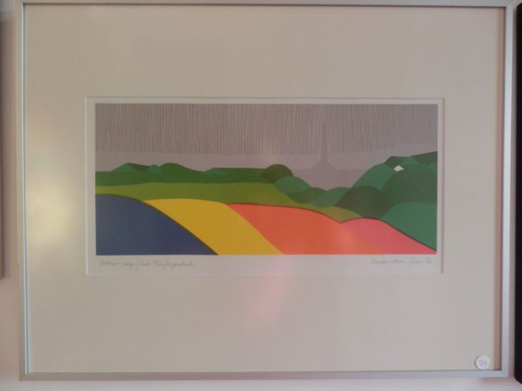 HARR SCHEFFER Zeefdruk ROHENSTEIN Handgesigneerd en INGELIJST verkocht voor € 95!
