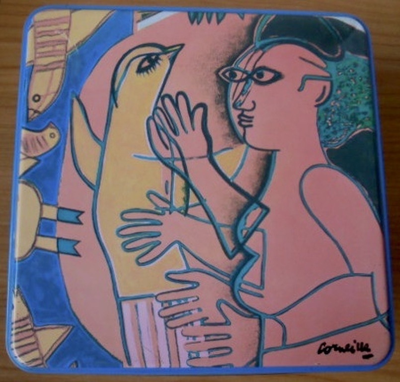 &nbsp;" CORNEILLE "  trommel 23 X 23 X 8 cm&nbsp; kopen? Bied vanaf 10!