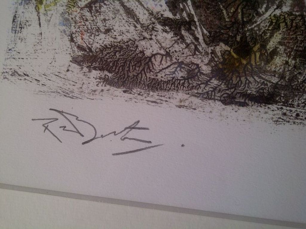 Richard Lee Barton - monotype - gesigneerd kopen? Bied vanaf 45!