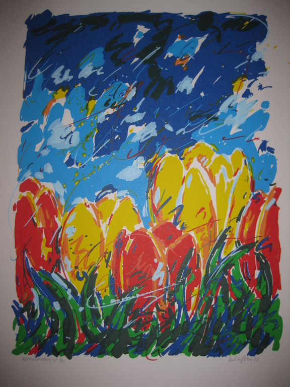 Grafiek van Henk Hofstra - Tulpen e.a. 3/10 verkocht voor € 35!