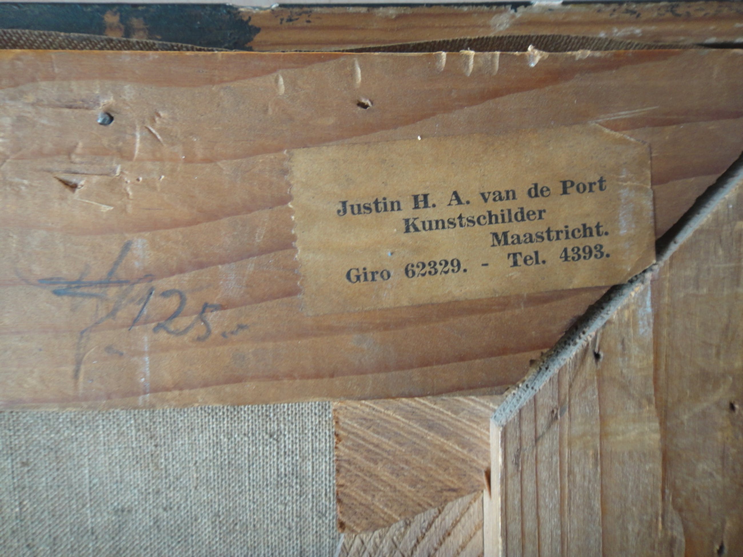 Justin van de Port - Justin van de Port (1895-1967), olieverf op doek ...