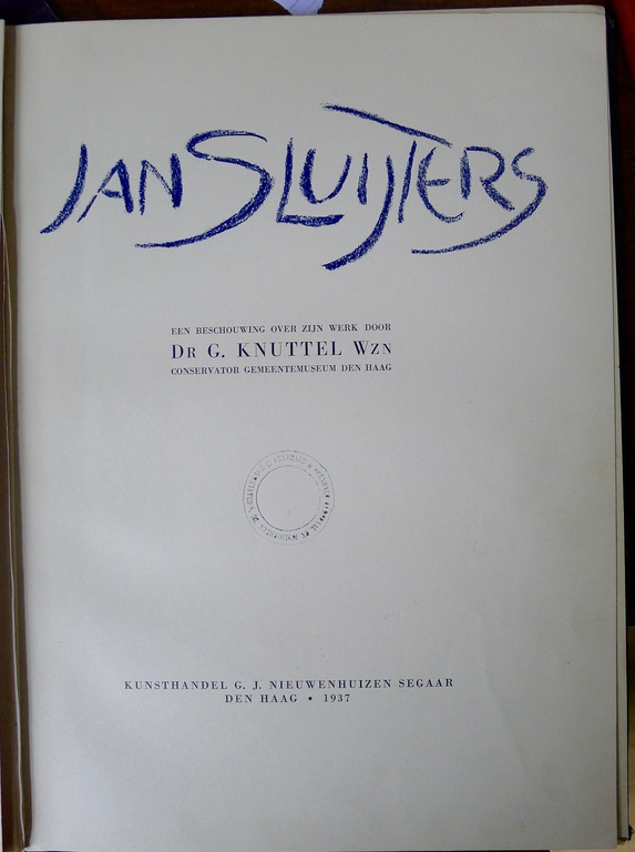Jan Sluijters,oorspronkelijke lithografie uit het boek  kopen? Bied vanaf 45!