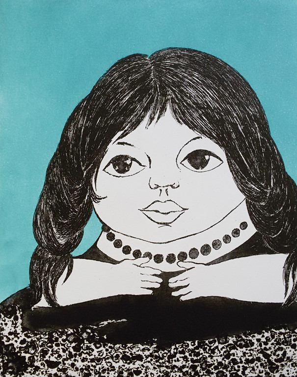 Ans Wortel - Tussen de bodem en de lucht, aquatint ets kopen? Bied vanaf 65!