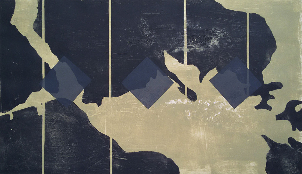 Margot de Jager - Abstracte compositie, aluminiumprint verkocht voor € 45!