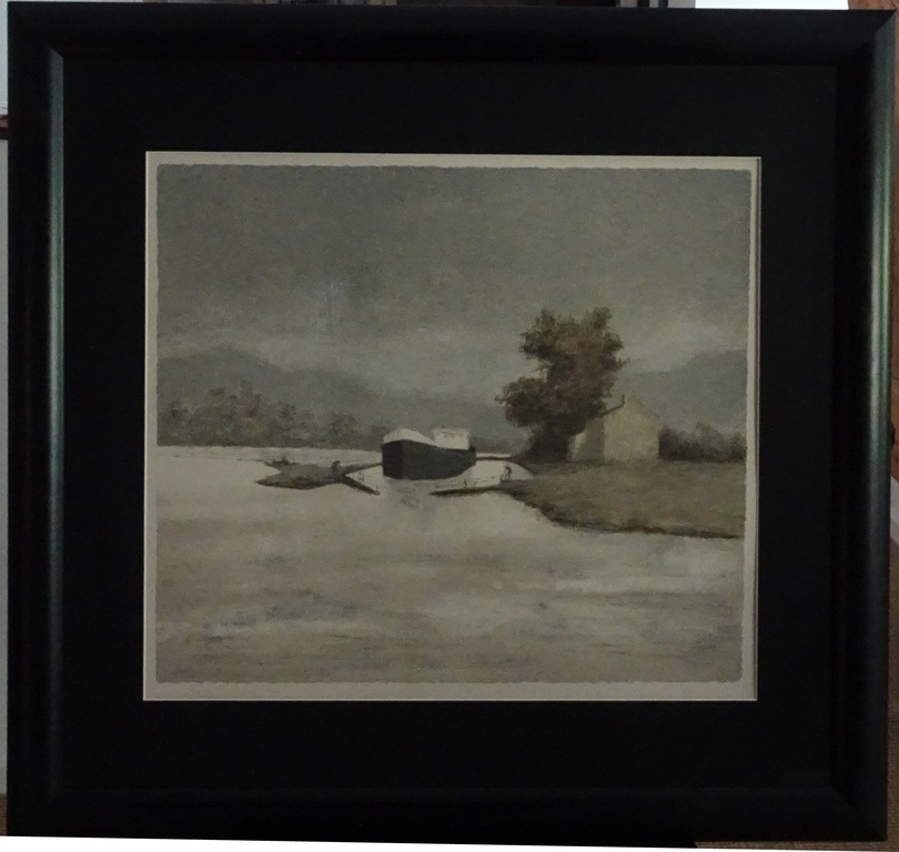 Mart Kempers Kleurenlitho Op de rivier kopen? Bied vanaf 35!