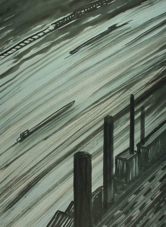 Jeroen Henneman, litho, 1995 verkocht voor € 150!