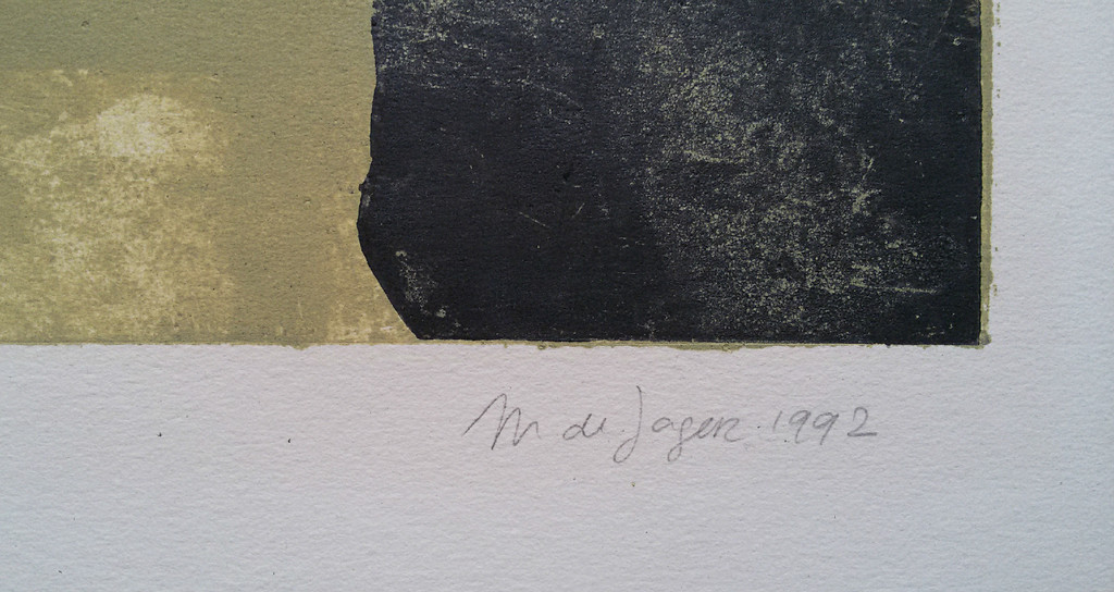Margot de Jager - Abstracte compositie, aluminiumprint kopen? Bied vanaf 30!