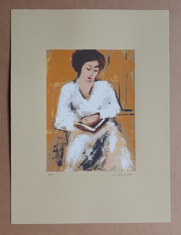 Jose van Gool - zonder titel - zeefdruk op papier  kopen? Bied vanaf 40!