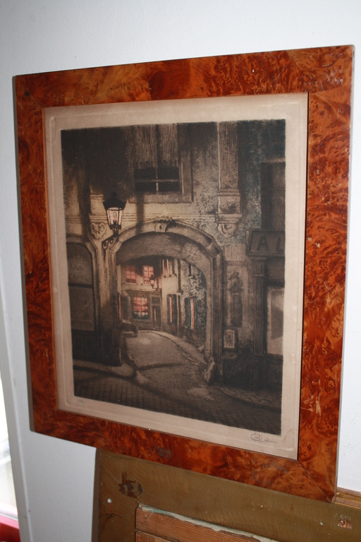 Jef Codron - 1882-1942 - ETS VERLICHT STRAATJE verkocht voor € 40!