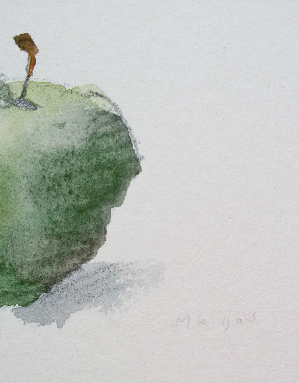 Mart Kempers - Appels, aquarel / tekening kopen? Bied vanaf 75!