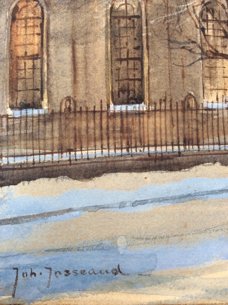Johannes Josseaud 1880-1935 Aquarel  kopen? Bied vanaf 40!
