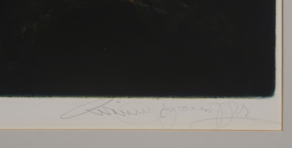 Onbekend gesigneerd: Ets, Stoel kopen? Bied vanaf 1!
