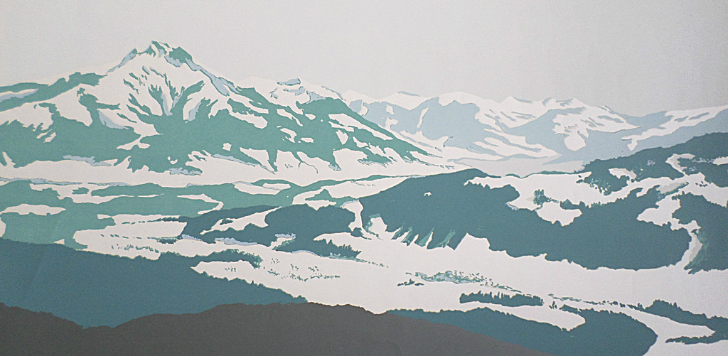 Antony van Lieshout - Kitzbüheler horn, litho verkocht voor € 40!