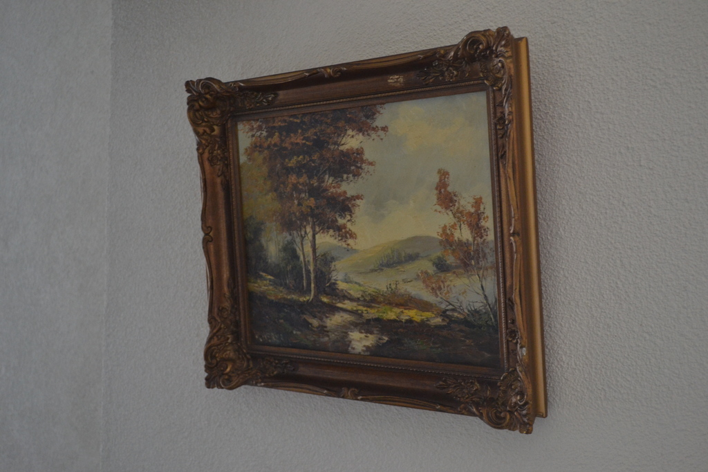 Onbekend (H.C. Hermans?): olieverf op doek, boslandschap kopen? Bied vanaf 1!