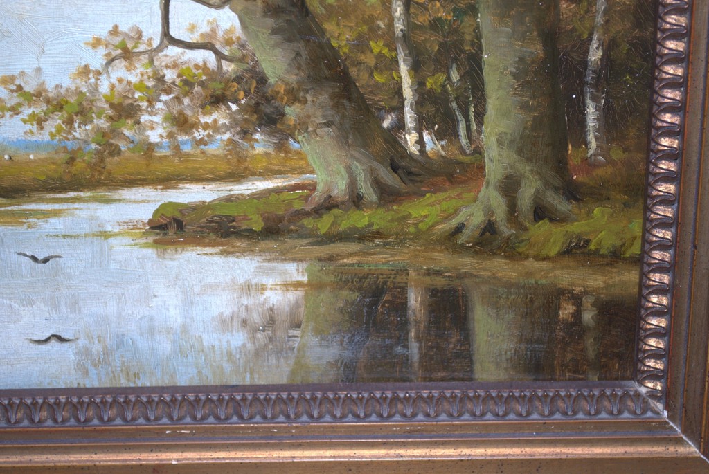 waterlandschap - olieverfschilderij kopen? Bied vanaf 65!