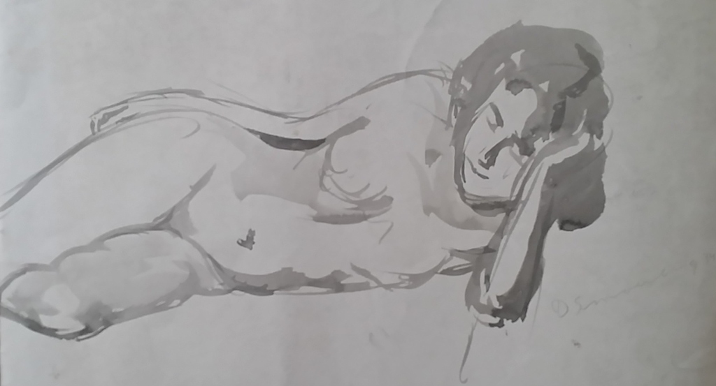 Dirk Smorenberg - Aquarel op papier kopen? Bied vanaf 1!