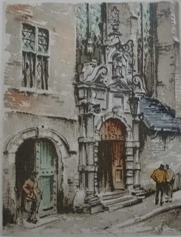 Roger Hebbelinck, Aquatint: Anvers, handgesigneerd kopen? Bied vanaf 25!