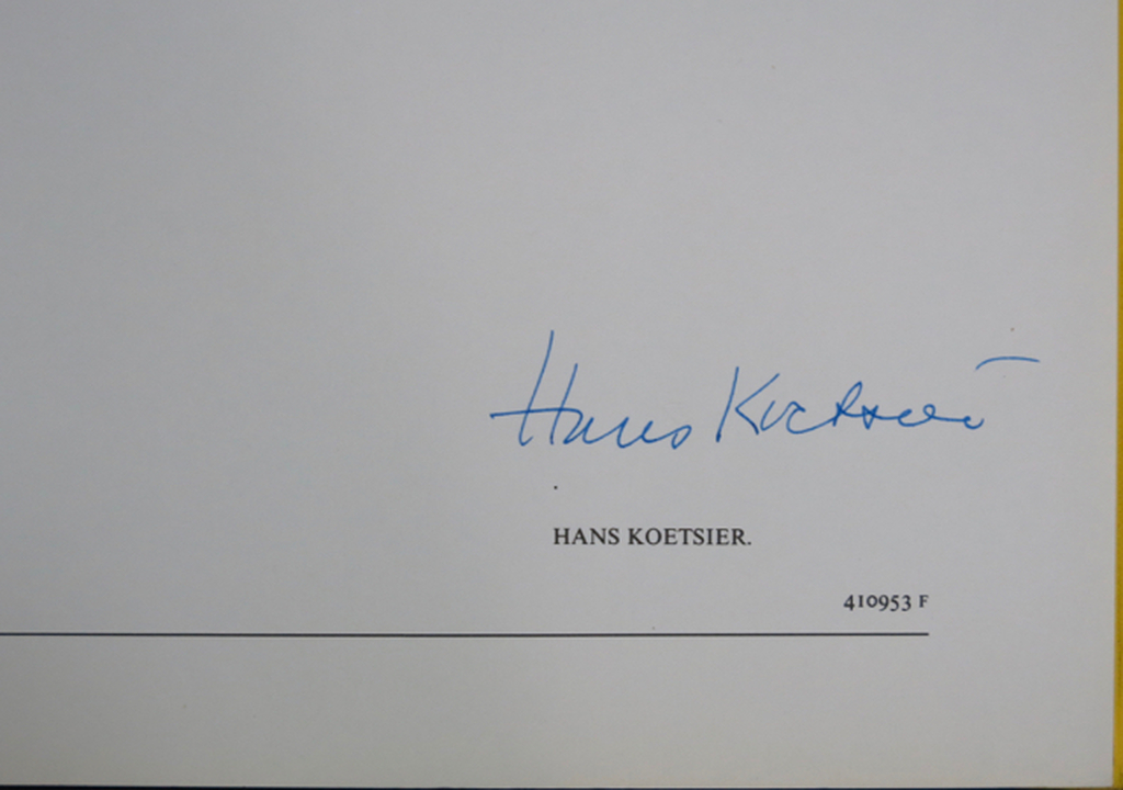 Hans Koetsier: Folio, Advertisements kopen? Bied vanaf 1!