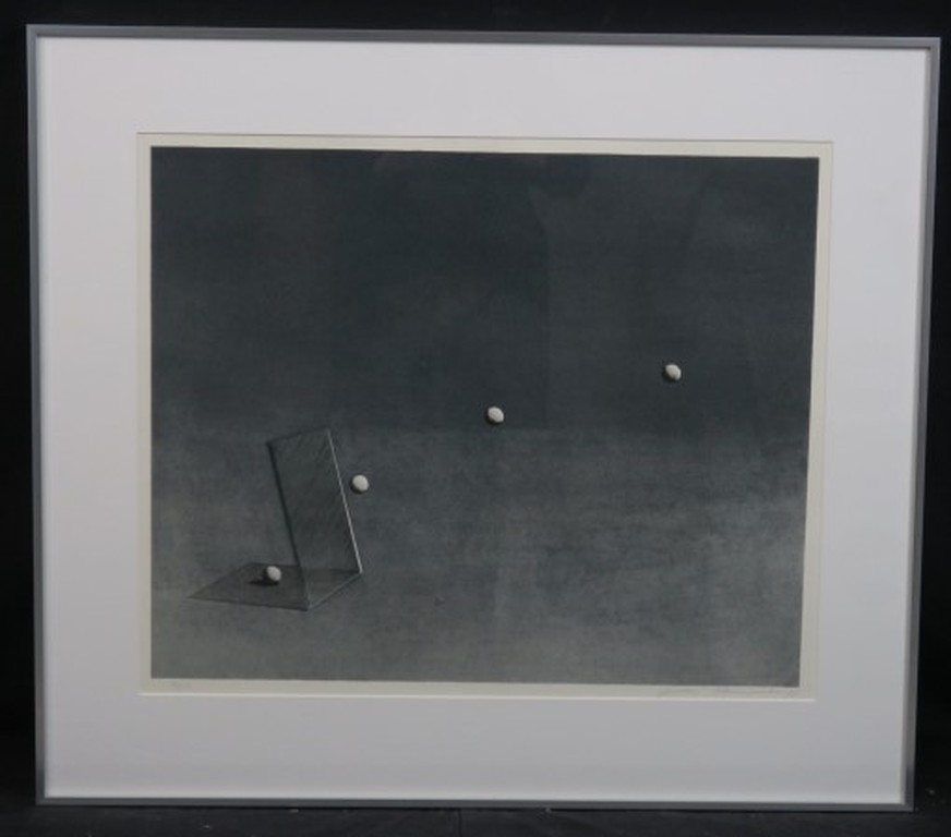 Jeroen Henneman: Litho, Het lege fort - Ingelijst kopen? Bied vanaf 70!
