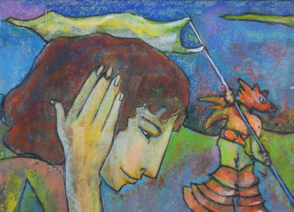 Franca Muller Jabusch: Gouache, Steltlopers - Ingelijst kopen? Bied vanaf 35!