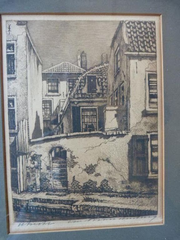 Vier etsen - C. Brandenburg, J.G. Veldheer, W. Perk, M. Janssen kopen? Bied vanaf 1!