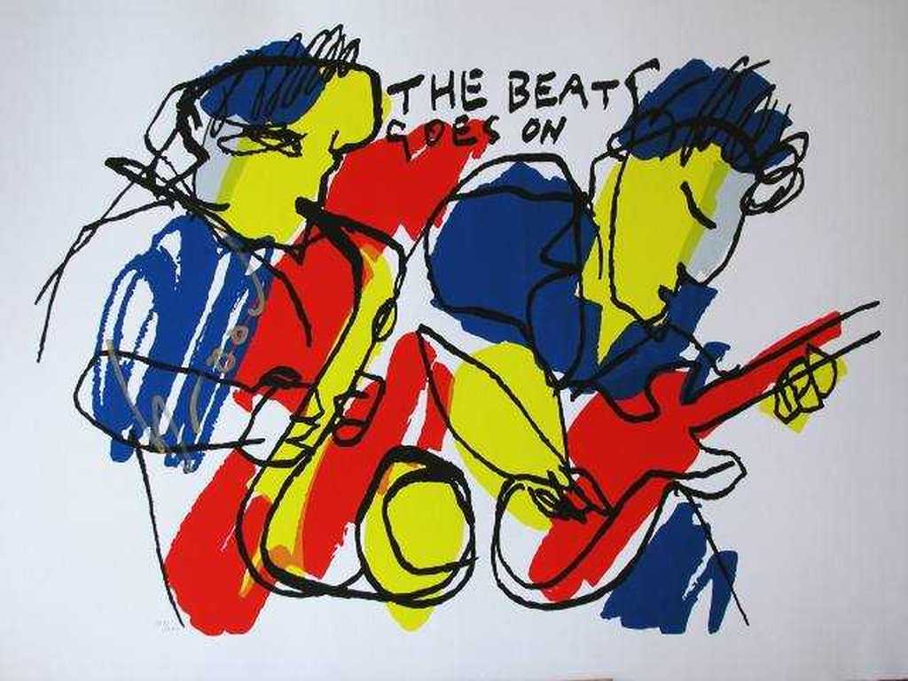 Herman Brood, zeefdruk kopen? Bied vanaf 1!