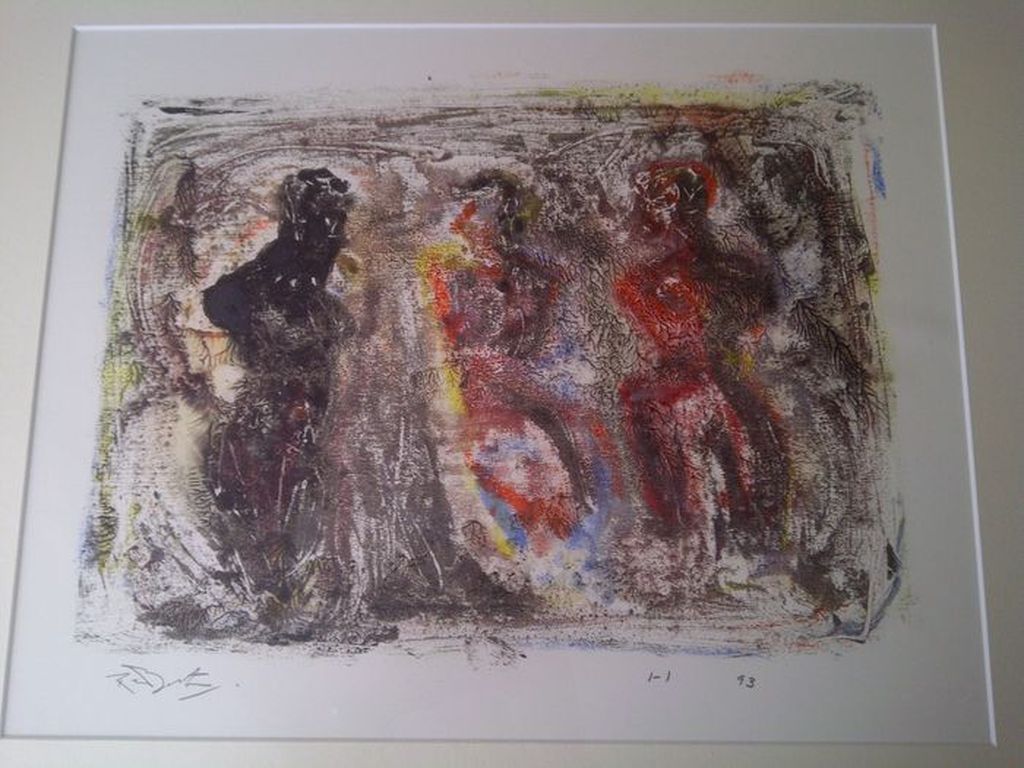 Richard Lee Barton - monotype - gesigneerd kopen? Bied vanaf 45!