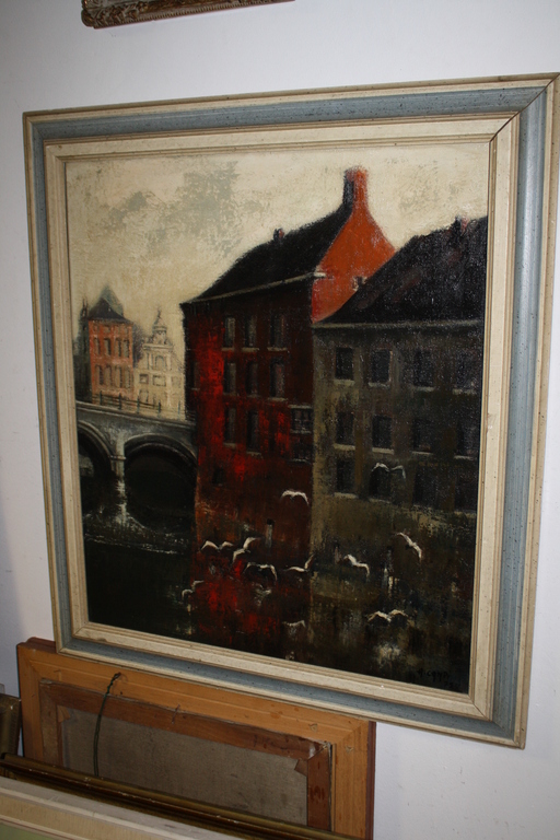 STADSGEZICHT AMSTERDAM van A CAMPI verkocht voor € 165!