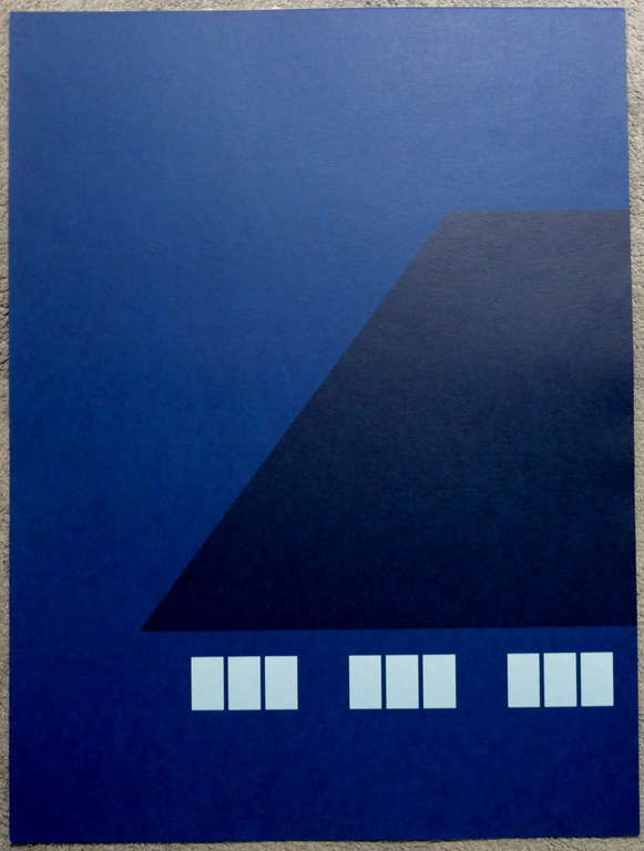 Frits Hesseling, zeefdruk uit 1986. oplage: eigendruk 4/20 verkocht voor € 40!