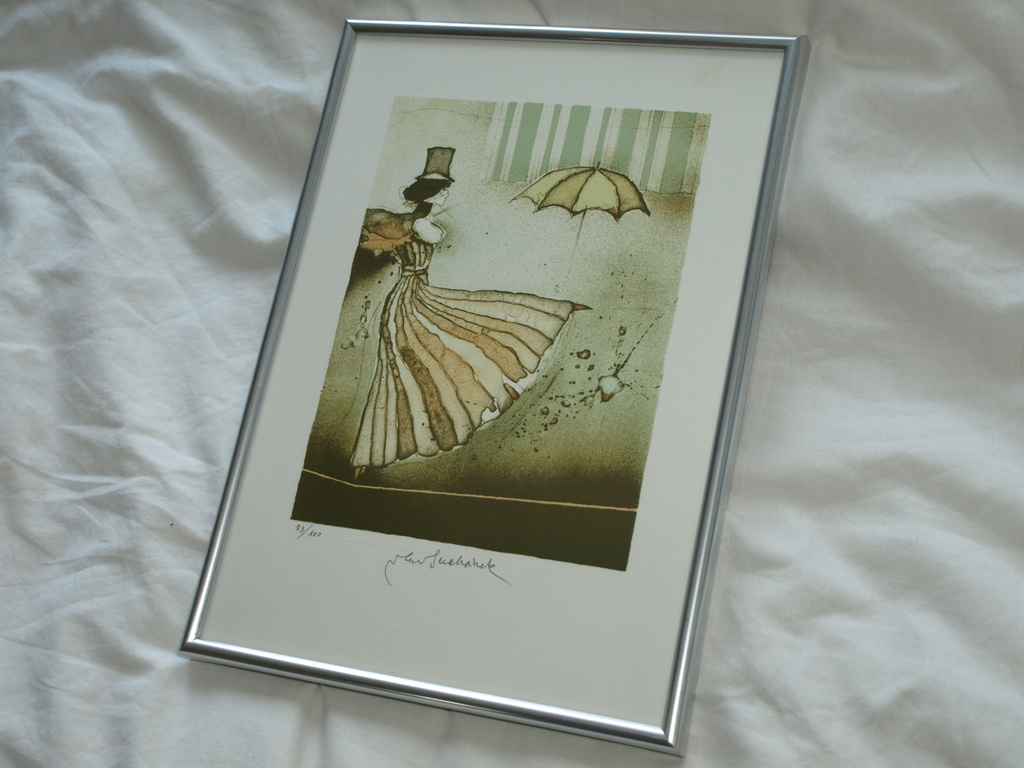Vladimír Suchánek (1933) : Litho – Koorddanser – Gesigneerd & ingelijst - 2012  kopen? Bied vanaf 40!
